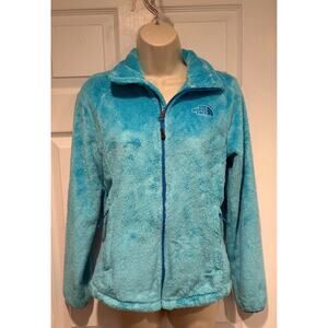 The North Face Women’s Osito Fleece Jacket Full Zip Blue Teal Size S/P